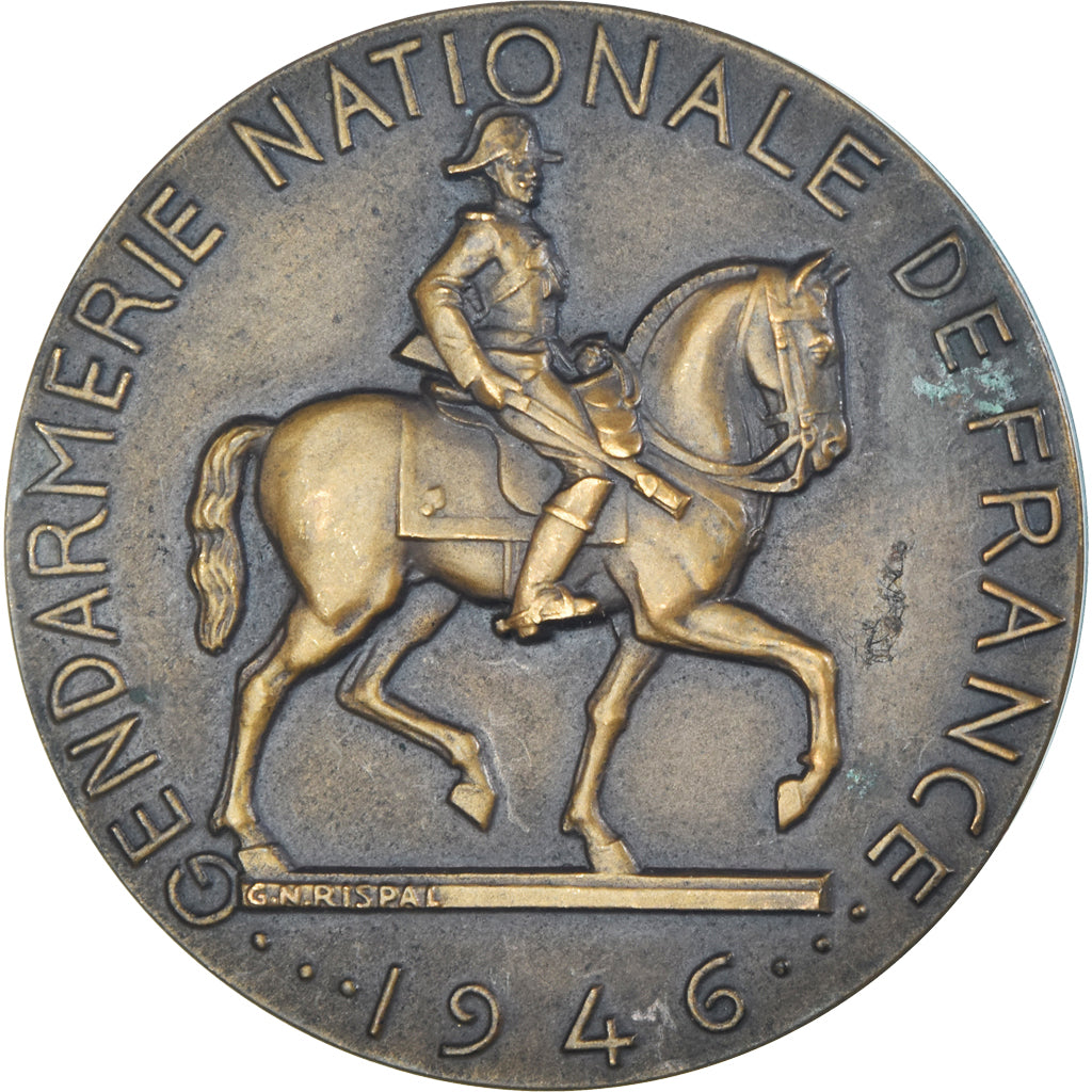 France, Médaille, Gendarmerie Nationale de France, Society, 1946, Rispal, SUP