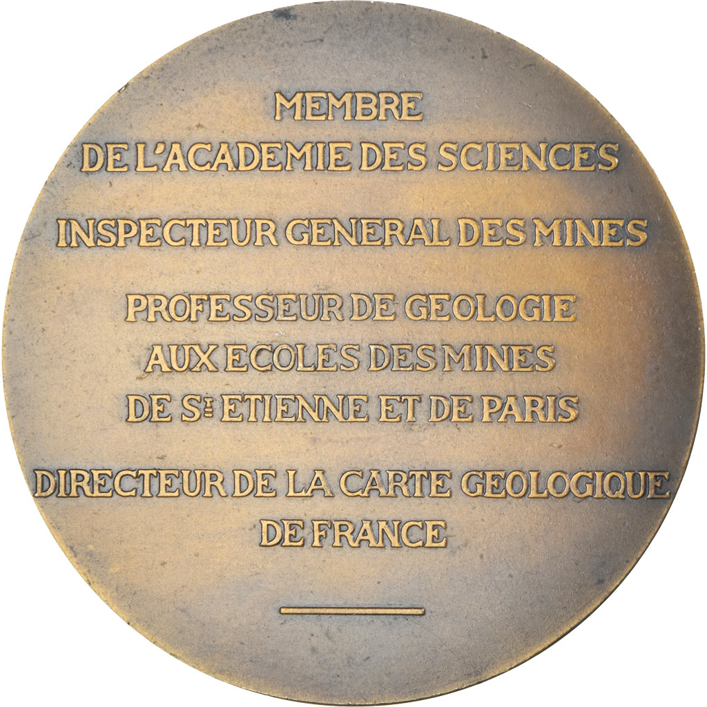 France, Medal, Pierre Termier, Géologue, Sciences & Technologies, 1930