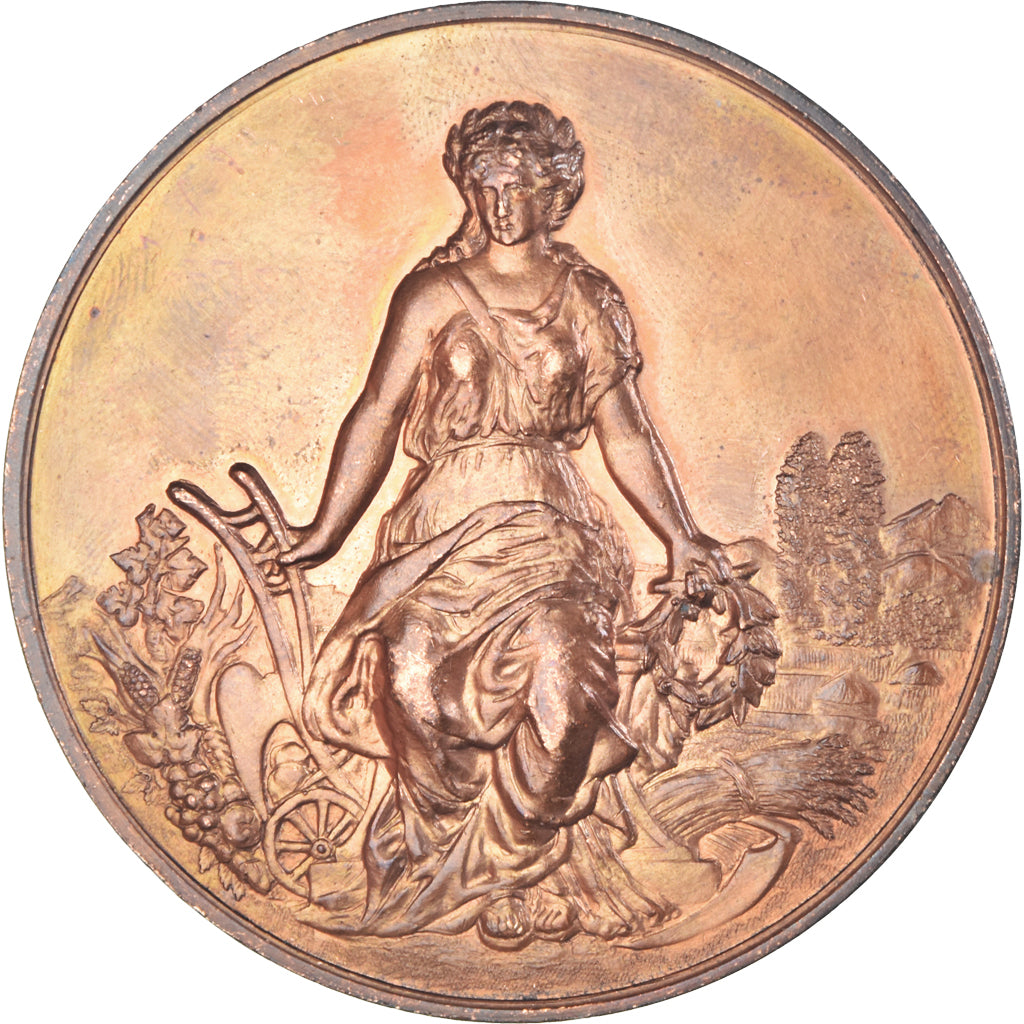 Francia, medaglia, Syndicat Agricole du Canton d'Issigeac, Agriculture, 1902