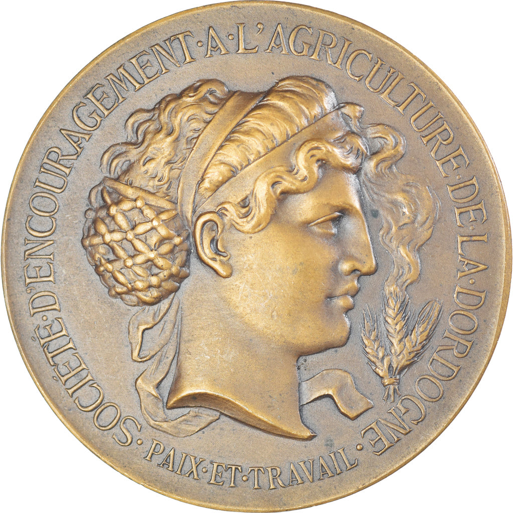 France, Medal, Société d'Encouragement à l'Agriculture de la Dordogne