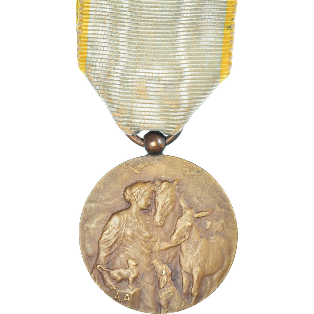 França, L'Assistance aux Animaux, Paris, medalha, Qualidade Excelente, Bronze