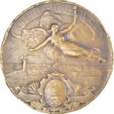France, Medal, Ville du Havre, Hippolyte Lefèbvre, Art nouveau, VG(8-10)