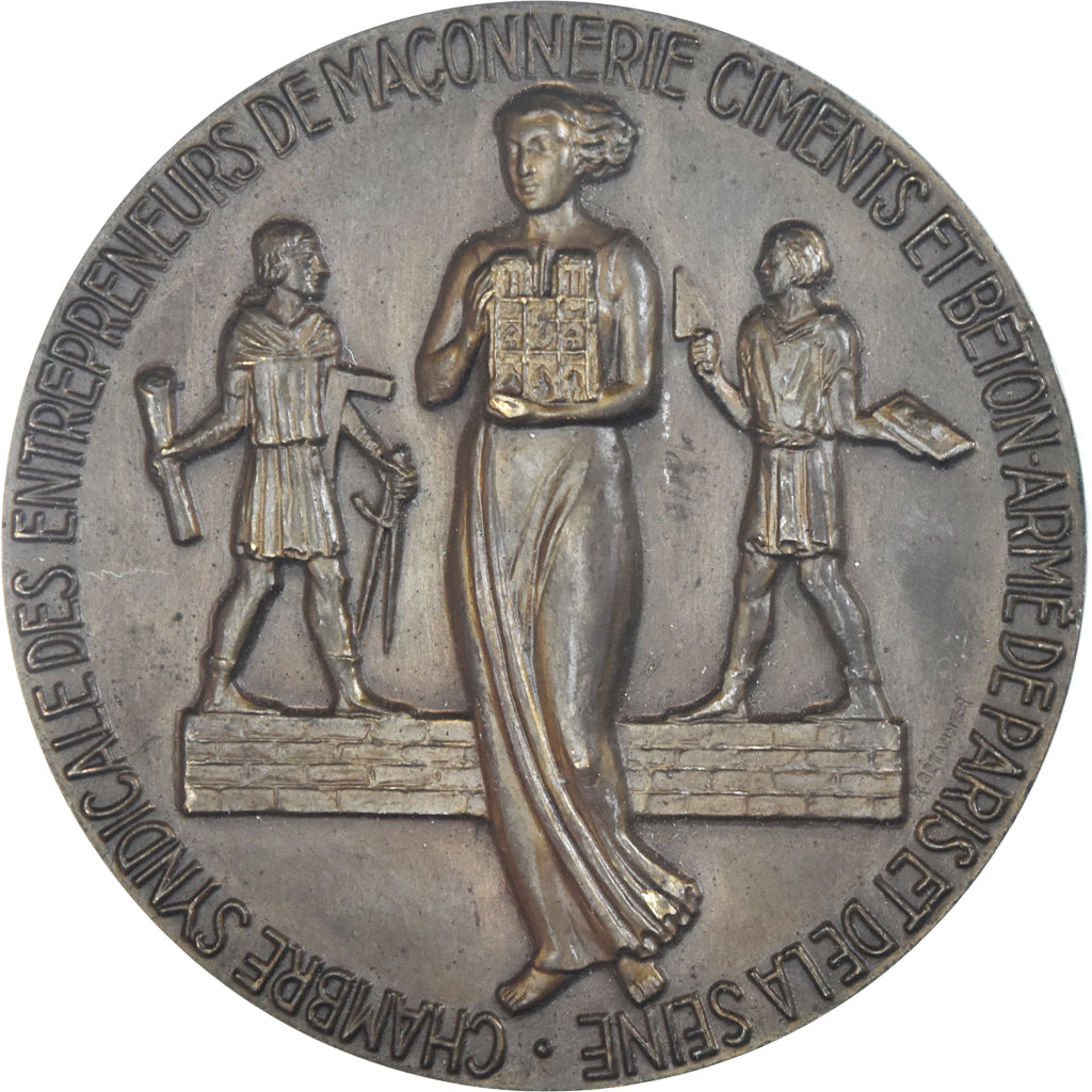Frankreich, Medaille, Chambre Syndicale des Entrepreneurs de Maçonnerie de la