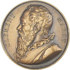 Francia, medalla, Clément Marot, Arts & Culture, Gayrard, SC+, Bronce