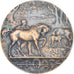 France, Medal, Chevaux, Haras Marocains, Animalière, 1887, Degeorge, EF(40-45)