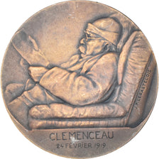 Francja, medal, Ecole Clémenceau, Orphelines de la Guerre, 1921, Legastelois
