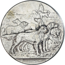France, Médaille, Société canine de l'Est, Rivet, TTB+, Bronze argenté