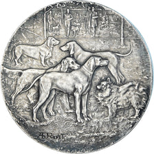 Francia, medaglia, Exposition Canine, Basse-Normandie, 1921, Rivet, SPL-, Bronzo