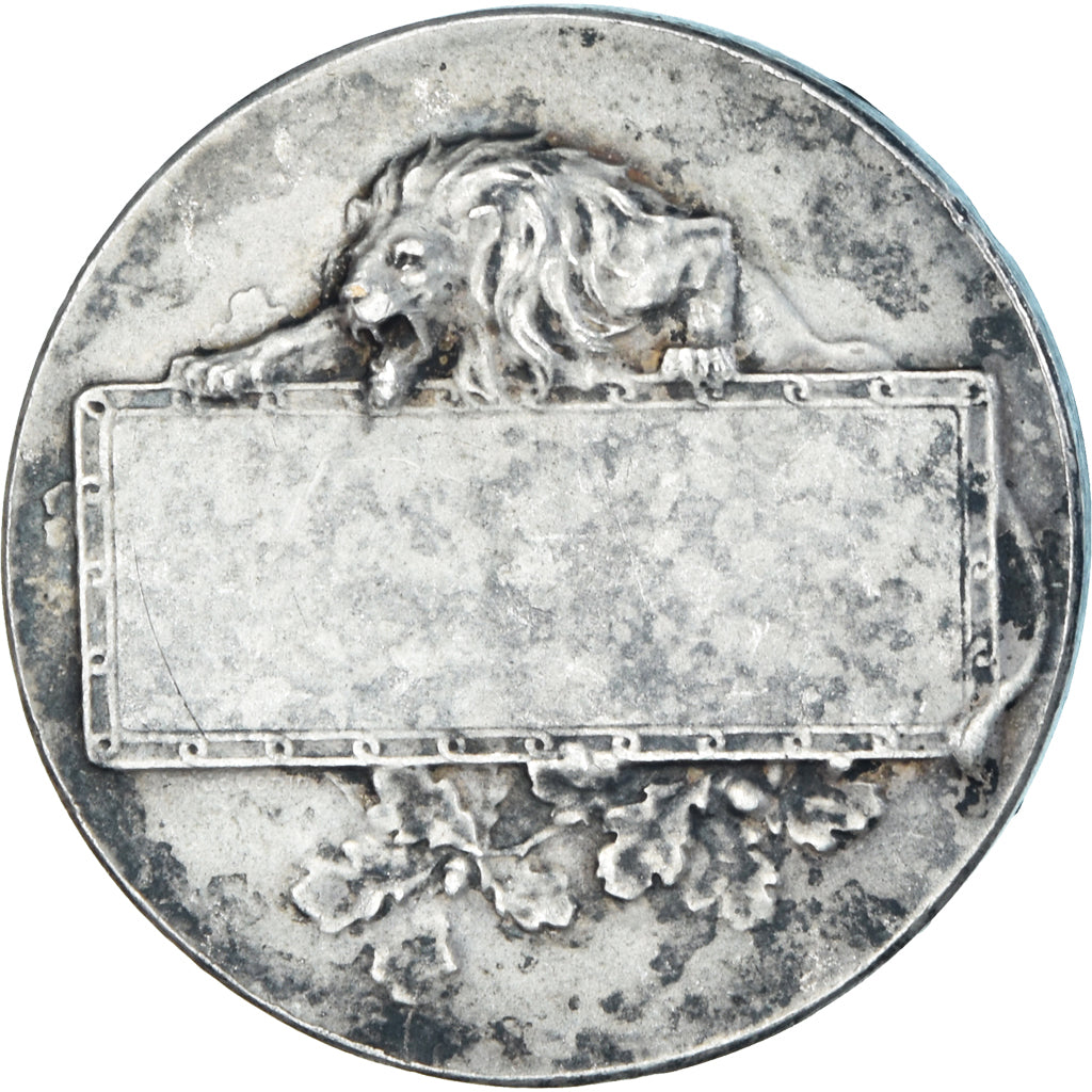 France, Medal, Chiens, Concours Canin, Huguenin, AU(50-53), Silvered bronze