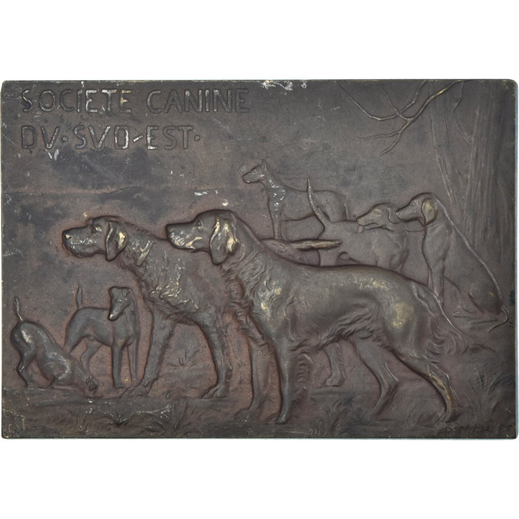 France, Medal, Société Canine du Sud-Est, Exposition de Lyon, 1913, Mahler