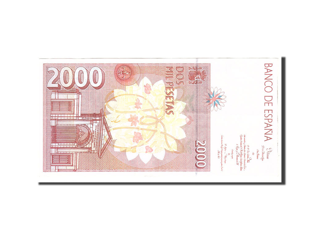 Banknote, Spain, 2000 Pesetas, 1992, 1992-10-12, KM:164, EF(40-45)