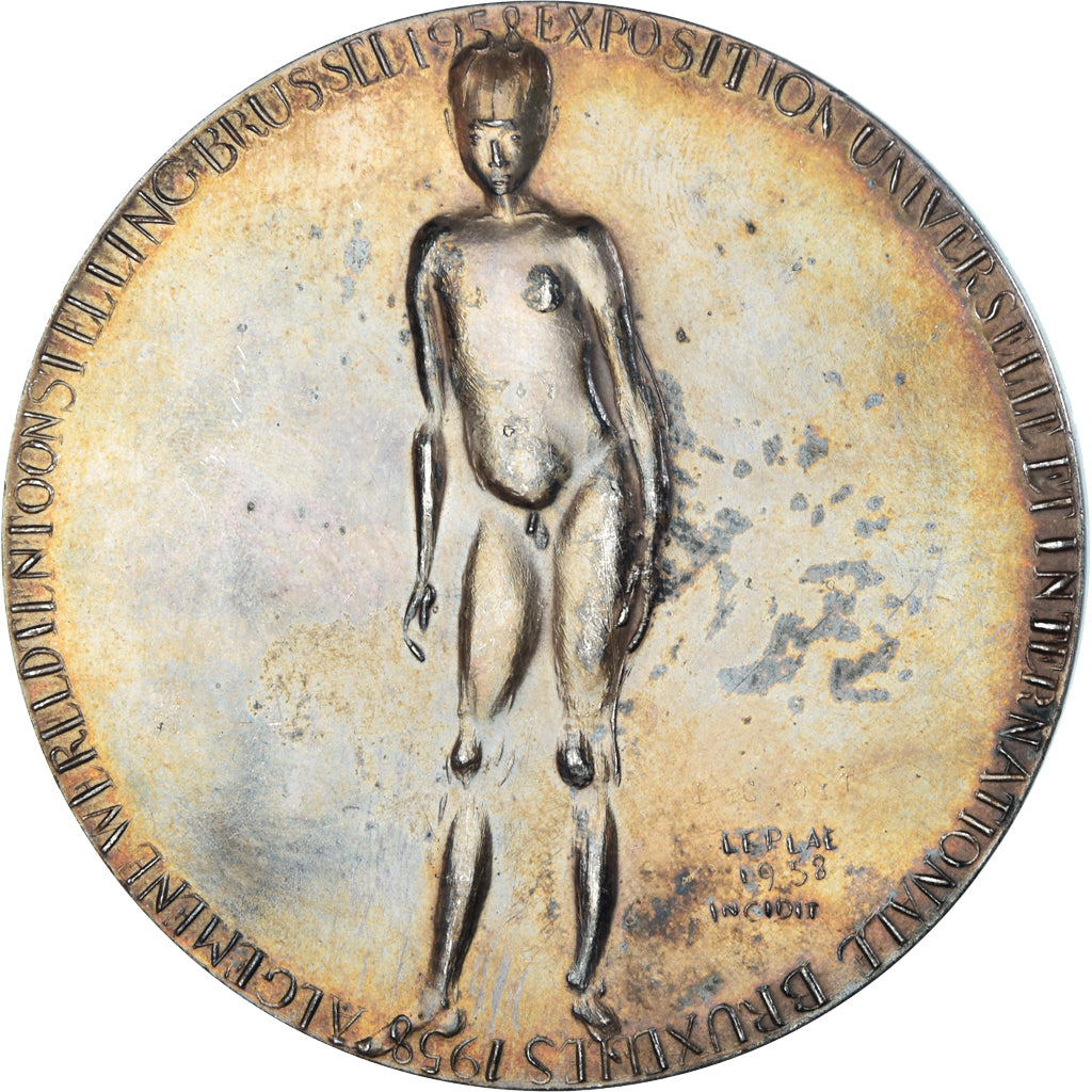 Belgium, Medal, Exposition internationale de Bruxelles, Arts & Culture, 1958