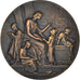 France, Medal, Alliance Française, 1903, Dupuis.D, Art nouveau, AU(50-53)
