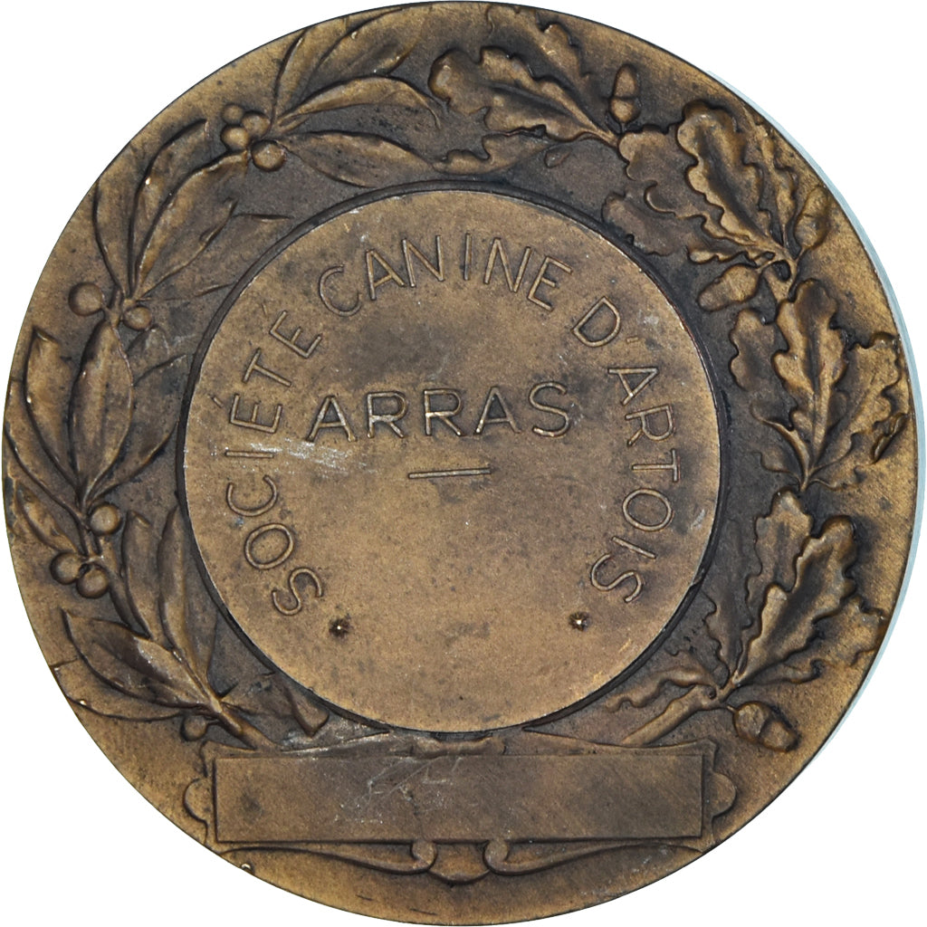 France, Médaille, Société Canine d'Artois, Arras, TTB+, Bronze