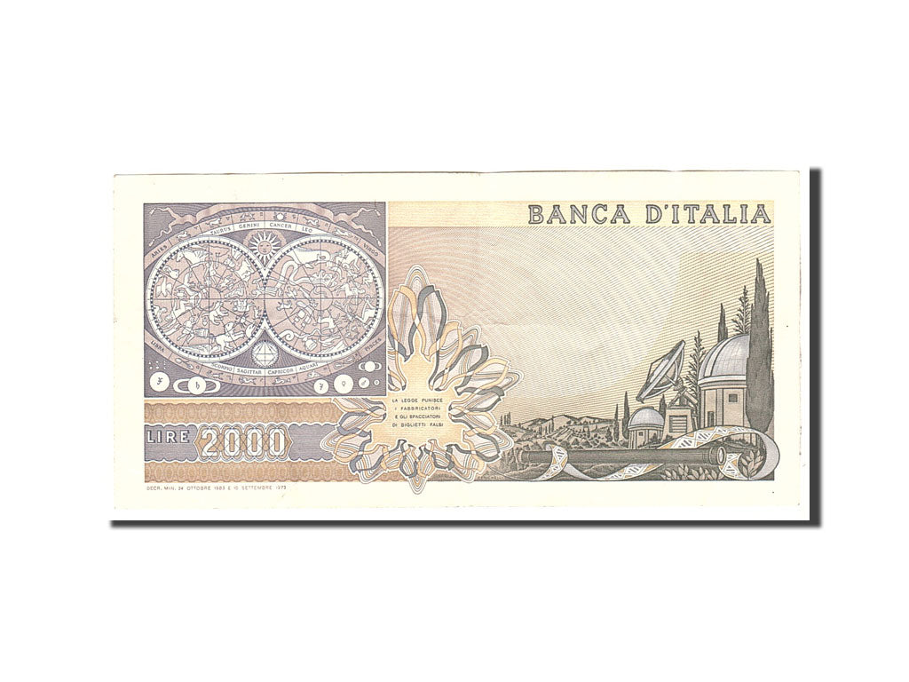 Banknote, Italy, 2000 Lire, 1983, 1983-10-24, KM:103c, EF(40-45)