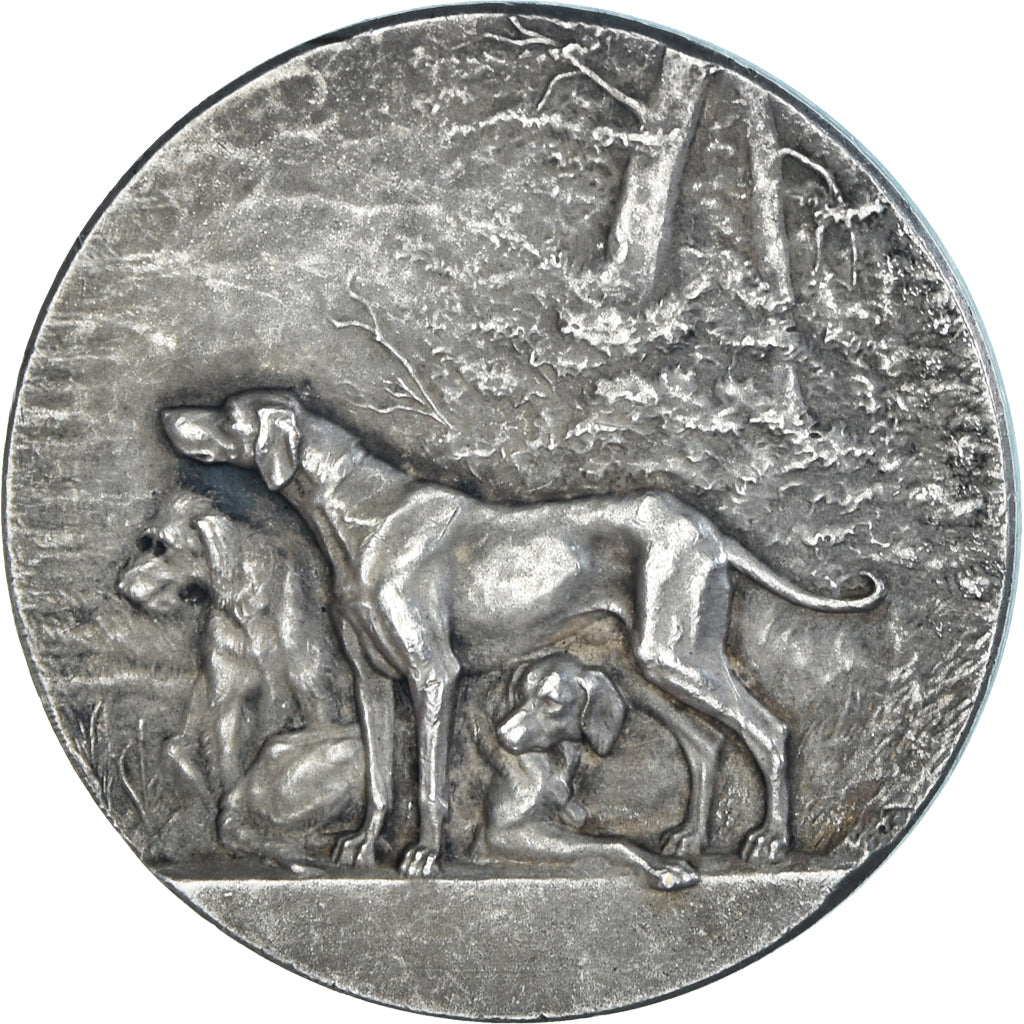 Francja, medal, Chiens, Société Canine de la Côte d'Azur, AU(50-53), Brąz