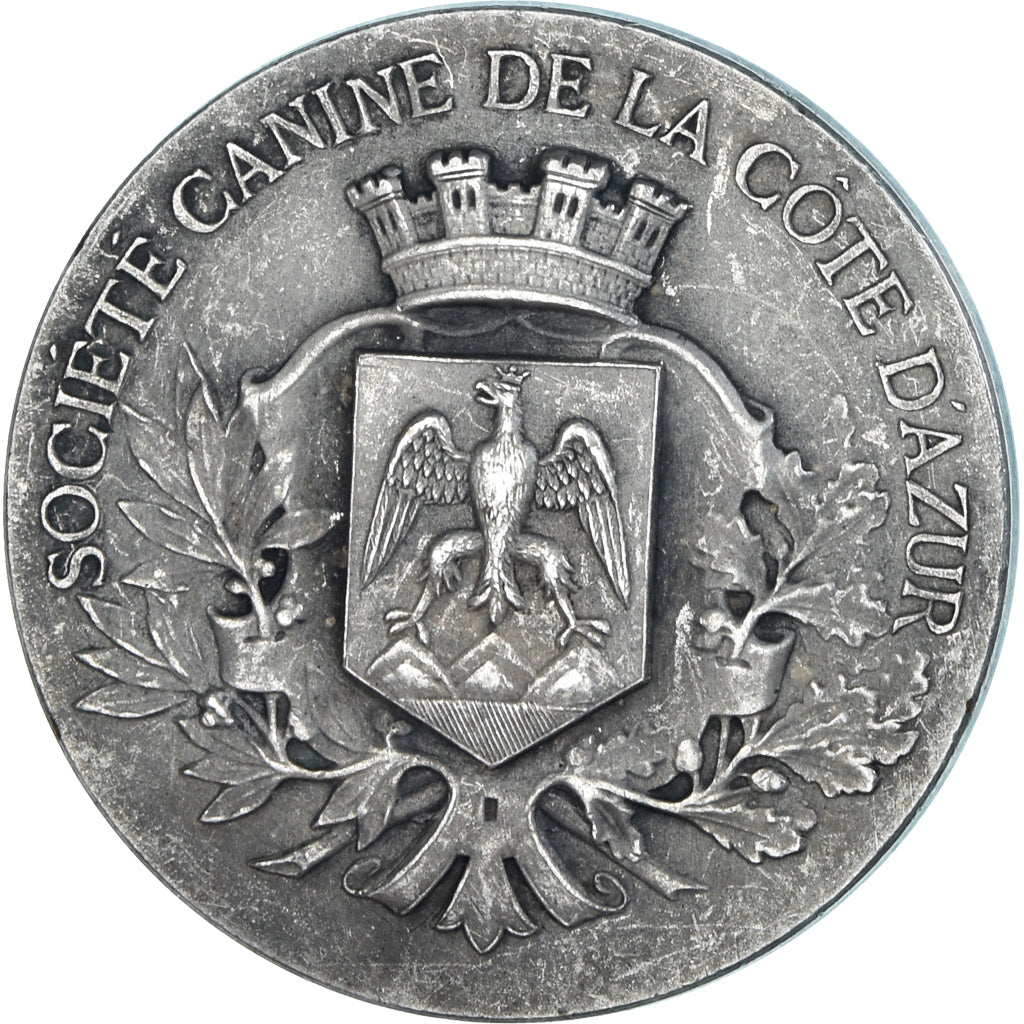 Francja, medal, Chiens, Société Canine de la Côte d'Azur, AU(50-53), Brąz