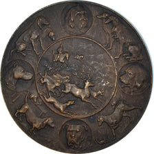 France, Medal, Société Canine Berry-Nivernais, Chiens, AU(50-53), Bronze