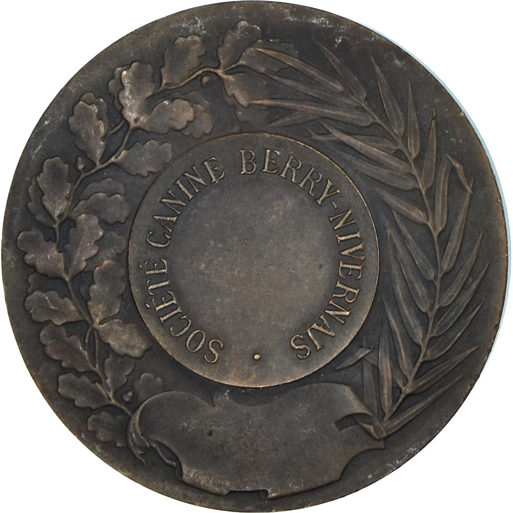 France, Medal, Société Canine Berry-Nivernais, Chiens, AU(50-53), Bronze