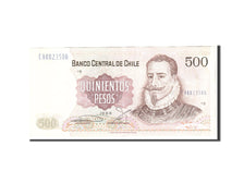 Chile, 500 Pesos, 1988, Undated, KM:153b, EF(40-45)