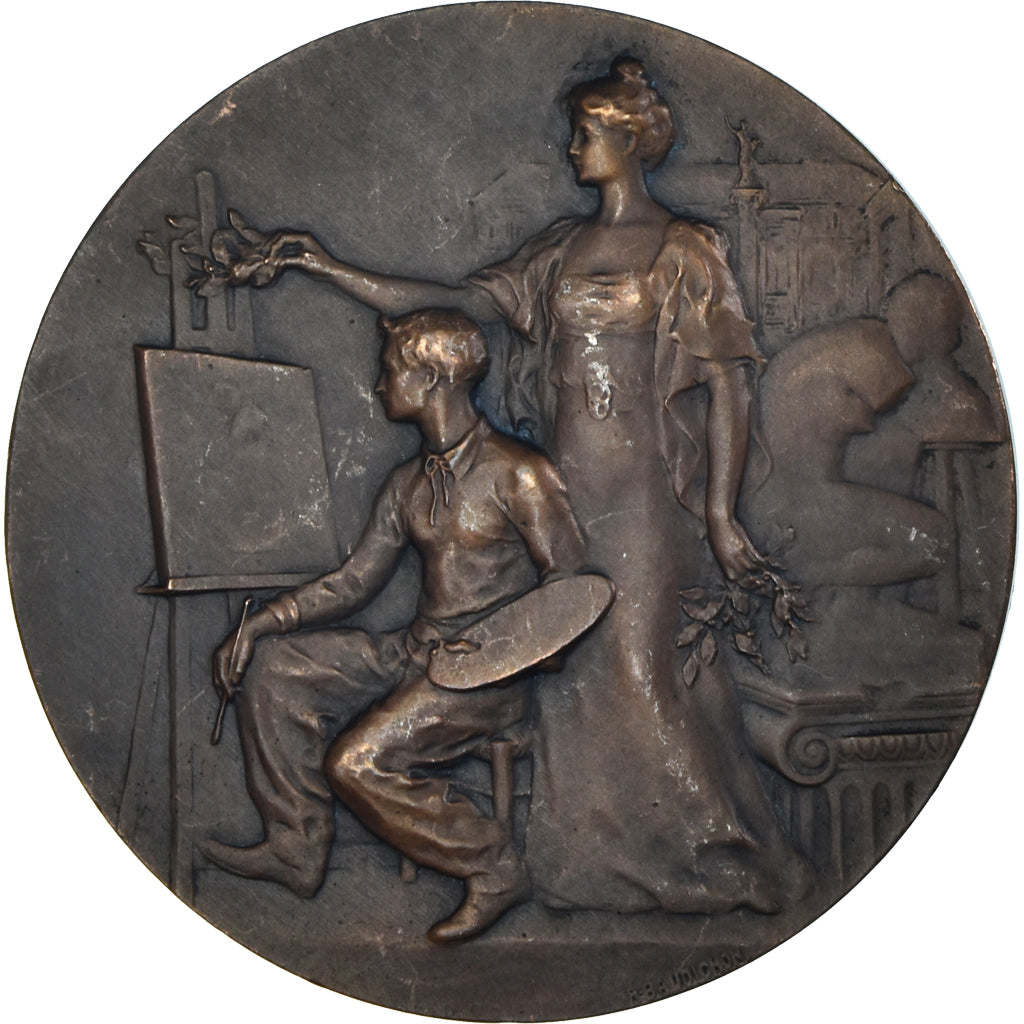 France, Medal, Peinture, Beaux-Arts, Arts & Culture, Baudichon, AU(55-58)