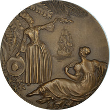 France, Medal, Compagnie Générale Transatlantique, Antilles, Shipping, Undated