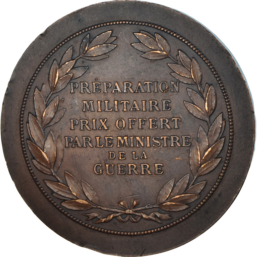 França, medalha, Préparation Militaire, Offert par le Ministre de la Guerre
