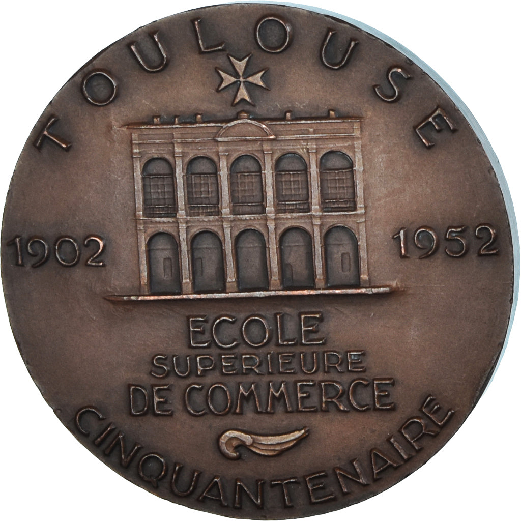 France, Medal, Cinquantenaire de l'Ecole Supérieure de Commerce de Toulouse