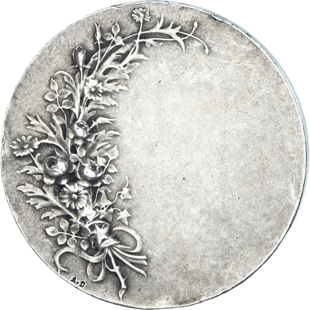 Francja, medal, Naissance, Angelots, Alphée Dubois, AU(50-53), Srebro