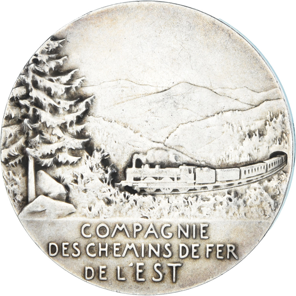 France, Medal, Compagnie des Chemins de Fer de l'Est, Railway, Vernon