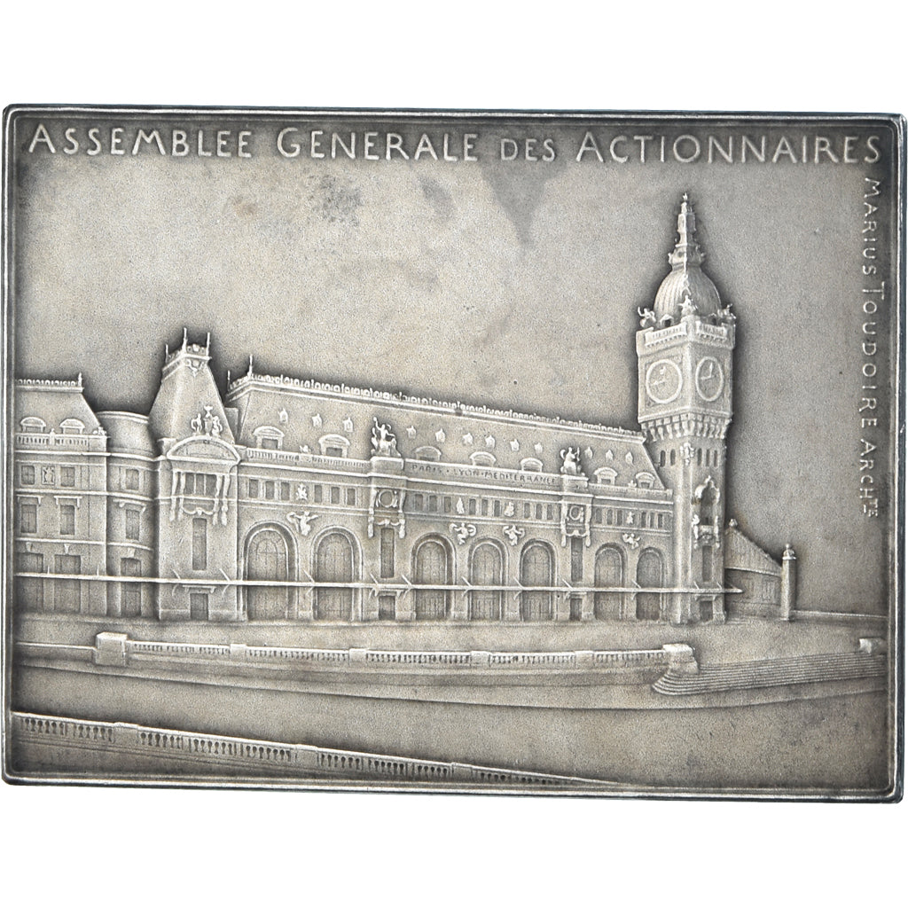 France, Medal, Paris-Lyon-Méditerranée, Assemblée Générale, Railway
