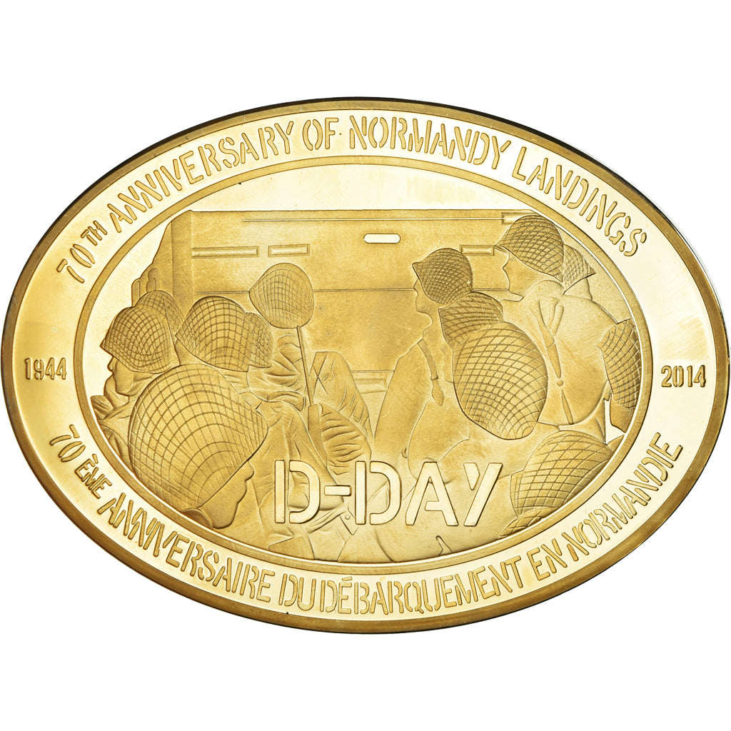 France, Medal, 70ème Anniversaire du Débarquement de Normandie, D-DAY, WAR