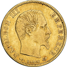 Coin, France, Napoleon III, 5 Francs, 1859, Paris, EF(40-45), Gold, KM:787.1