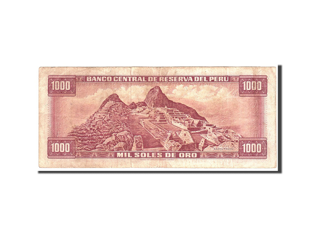 Peru, 1000 Soles De Oro, 1975, 1975-10-02, KM:111, VF(20-25)
