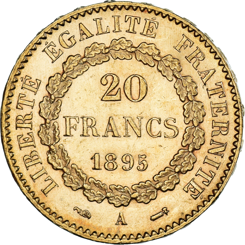 Moneda, Francia, Génie, 20 Francs, 1895, Paris, EBC, Oro, KM:825, Gadoury:1063