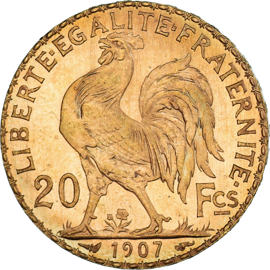 Monnaie, France, Marianne, 20 Francs, 1907, SPL+, Or, Gadoury:1064a, KM:857