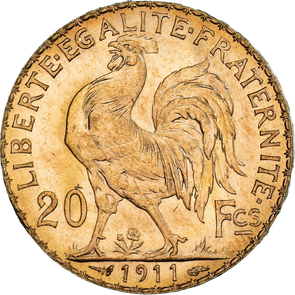 Monnaie, France, Marianne, 20 Francs, 1911, Paris, FDC, Or, Gadoury:1064a