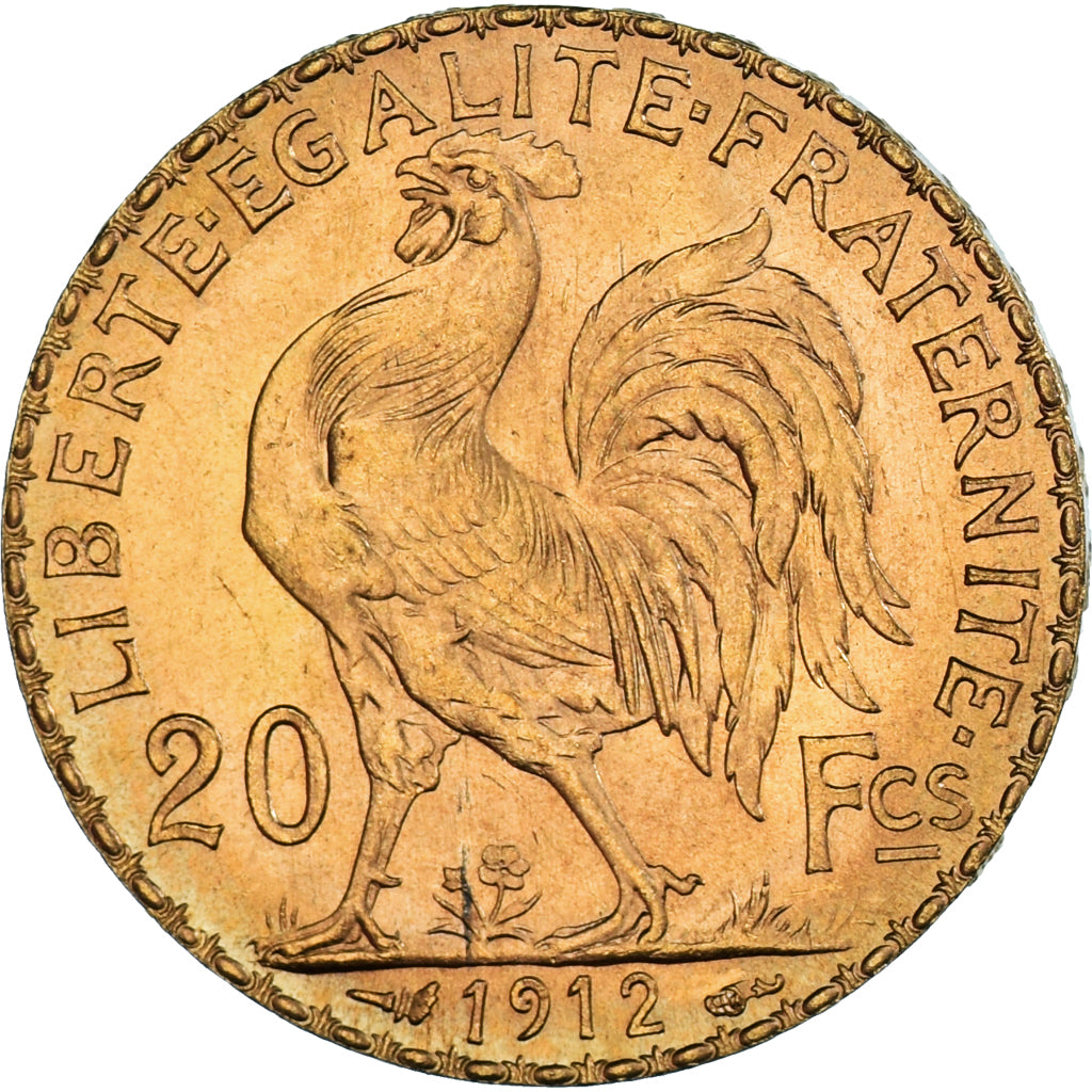 Monnaie, France, Marianne, 20 Francs, 1912, FDC, Or, KM:857