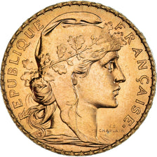 Coin, France, Marianne, 20 Francs, 1912, MS(65-70), Gold, KM:857