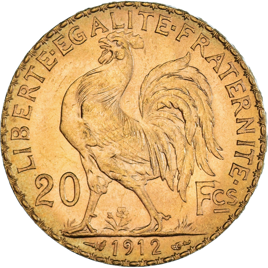 Monnaie, France, Marianne, 20 Francs, 1912, FDC, Or, KM:857
