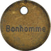 France, Token, Bonhomme, Paris 15ème, Publicity, EF(40-45), Brass