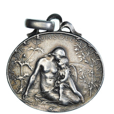 Francja, medal, L'Amour Consolide l'Humanité, O.Roty, AU(55-58), Srebro