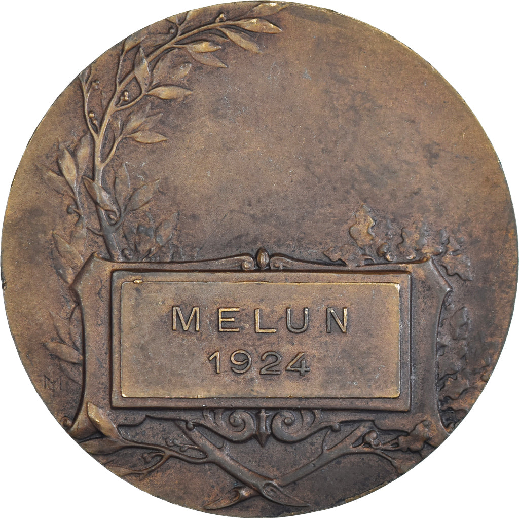 France, Medal, Aviculture, Agriculture, 1924, Charles, EF(40-45), Bronze