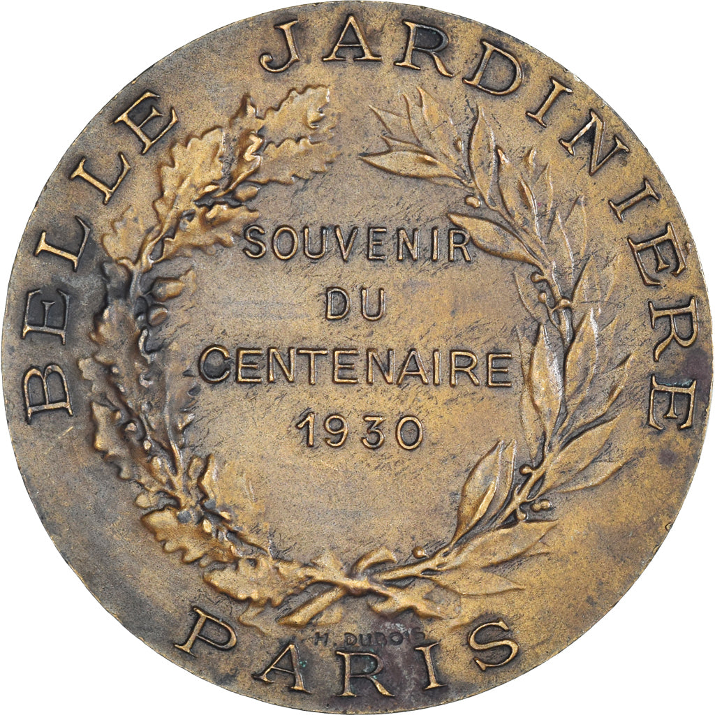 France, Medal, Belle Jardinière, Souvenir du Centenaire, Paris, 1930, Dubois.H