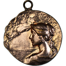 Frankreich, Medaille, Crépuscule, Chauve-Souris, Bargas, VZ, Kupfer