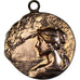 Frankreich, Medaille, Crépuscule, Chauve-Souris, Bargas, VZ, Kupfer