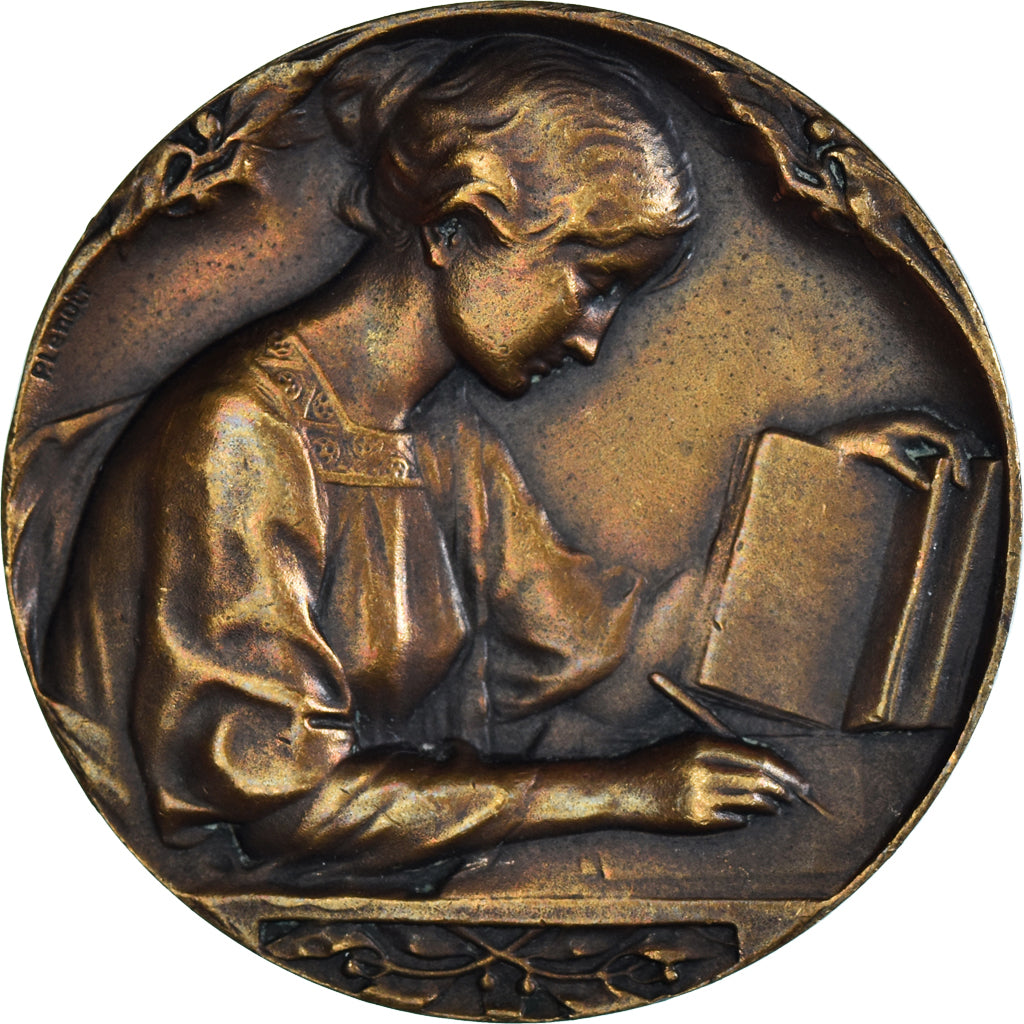 France, Medal, Cours Schvartz, Instruction, Lenoir, AU(55-58), Bronze