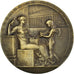 France, Medal, Banque, Agents de Change de Paris, 1898, Roty, AU(55-58), Copper