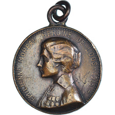 França, medalha, Délivrance de Loos, Emilienne Moreau, WAR, 1915, VF(30-35)