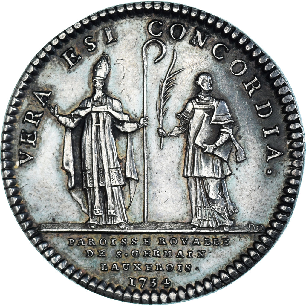 France, Medal, Paroisse de Saint-Germain-l'Auxerrois, History, 1748, Assemblée
